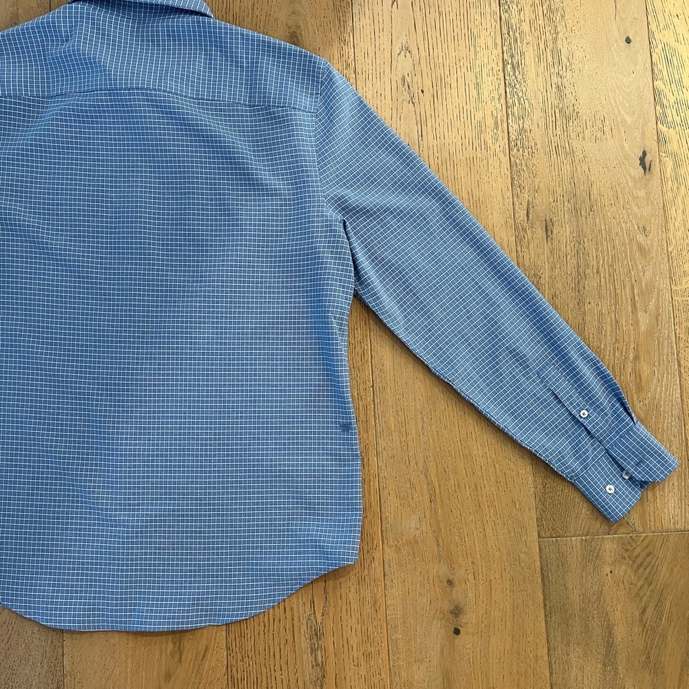 Mack Weldon Aitflex Shirt Highland Check Heather men medium - Picture 10 of 13